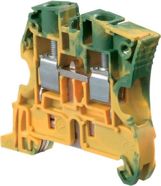 ABB ZS10-PE ZS10-PE Screw Clamp Terminal Block - Ground - Green/Yellow Product Image