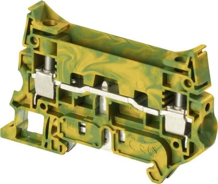 ZS10PER1 Abb ZS10PER1 Screw Clamp Terminal Block Ground Green/Yellow Santa Clara Systems