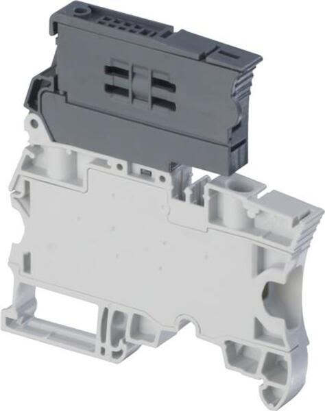 ABB ZS10-SF ZS10-SF Screw Clamp Terminal Block - for Fuses 6.3x32 mm - Grey Product Image