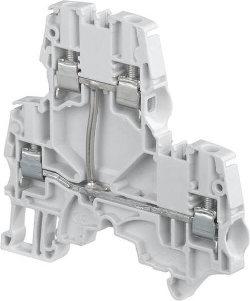 ABB ZS4-D1 ZS4-D1 Screw Clamp Terminal Block - Double Deck - Grey Product Image