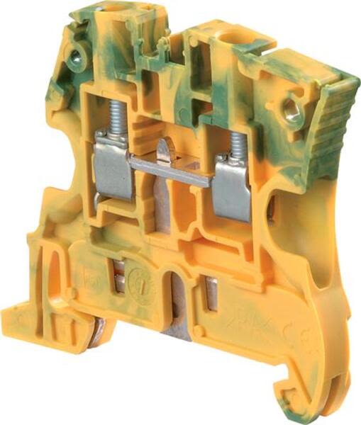 ABB ZS6-PE ZS6-PE Screw Clamp Terminal Block - Ground - Green/Yellow Product Image