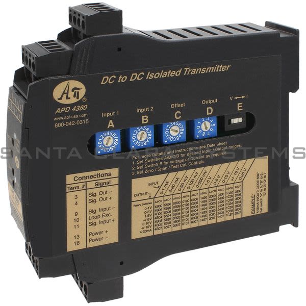 Absolute Process Instruments APD4380 Transmitter Product Image