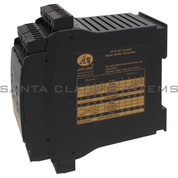 Absolute Process Instruments APD4393D Signal Splitter Product Image