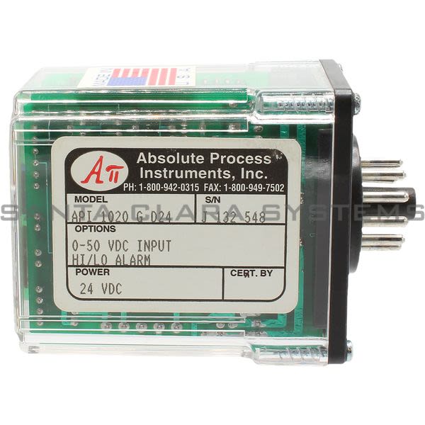Absolute Process Instruments API 1020-G-D24  Alarm Module Product Image