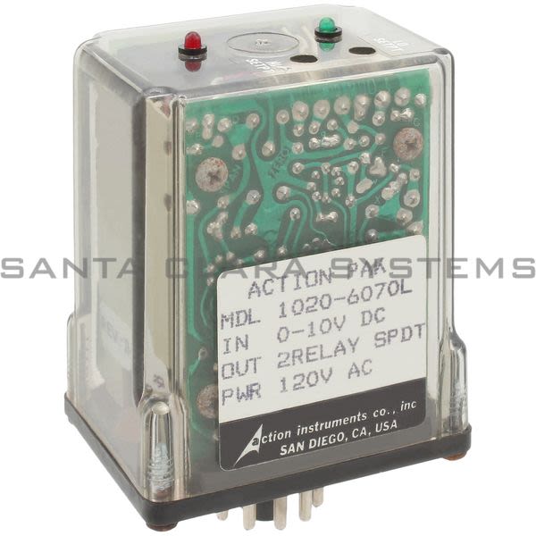 Action Instruments 1020-6070L SPDT Relay | Action Pak Product Image