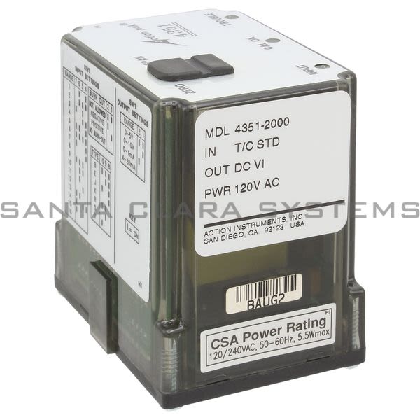 Action Instruments 4351-2000 Transmitter | Thermocouple Input Wide Range Signal Conditioner Product Image