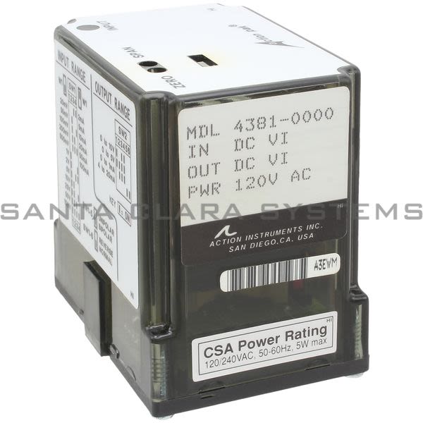Action Instruments 4381-0000 Signal Isolator Product Image