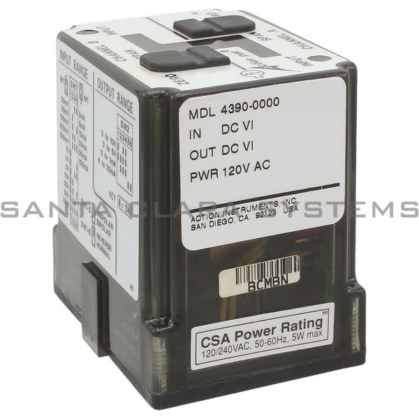 Action Instruments 4390-0000 Signal Conditioner 120VAC | Action Pak Product Image