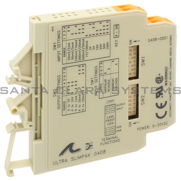 Action Instruments G408-0001 DC Input Signal Conditioner | Ultra Slimpak G408 Product Image
