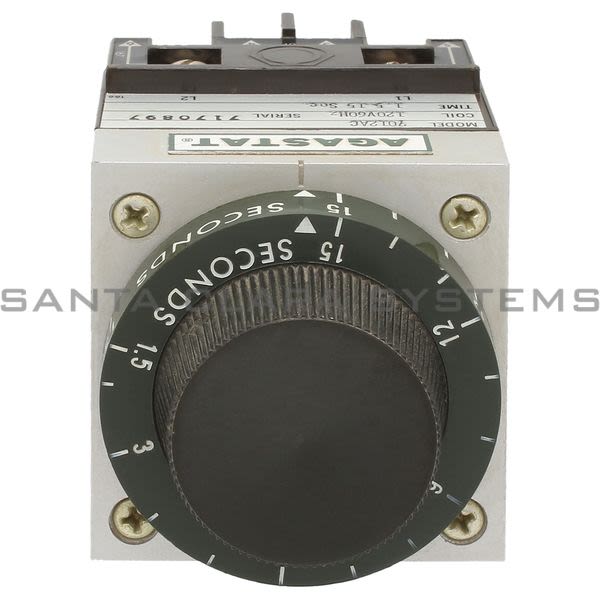 Agastat 7012AC Relay Time Delay 1.5-15SEC | Tyco Product Image
