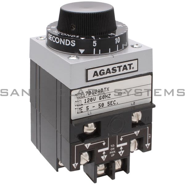 Agastat 7012ADTX Time Delay Relay Product Image