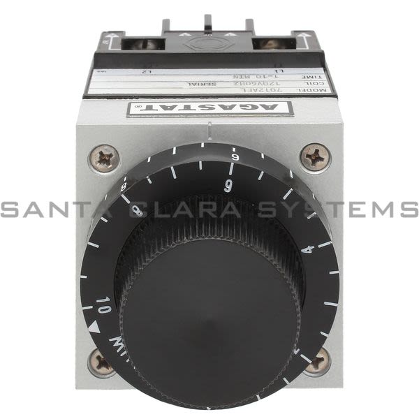 Agastat 7012AFL Timing Relay 2-Pole 1-10 Min | Product Image