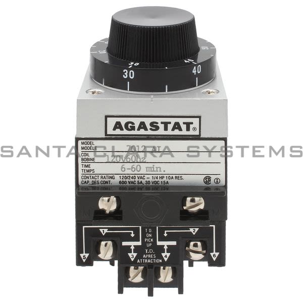 Agastat 7012AI Timing Relay 6-60MIN Product Image