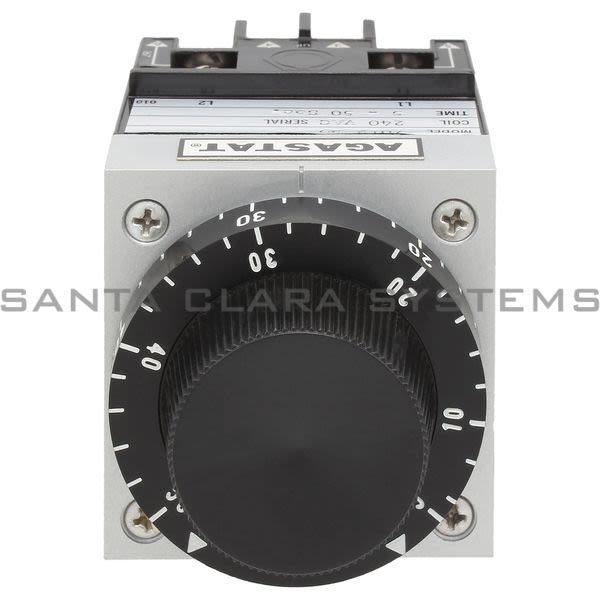 Agastat 7012BD Time Delay Relay DPDT 10A 5-50 Sec | Tyco Product Image