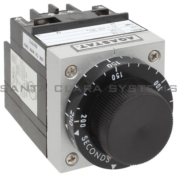 Agastat 7012OE Time Delay Relay | DPDT 200 Sec | Tyco Product Image