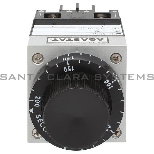 Agastat 7012OE Time Delay Relay | DPDT 200 Sec | Tyco Product Image