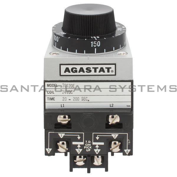 Agastat 7012OE Time Delay Relay | DPDT 200 Sec | Tyco Product Image