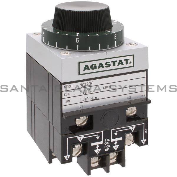 Agastat 7012OF Timing Relay 1-10 Min | Tyco 7012-OF Product Image