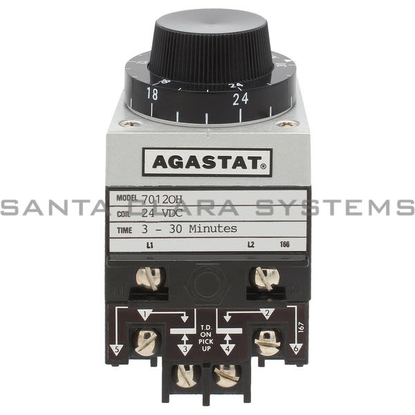 Agastat 7012OH  Time Delay Relay DPDT 3-30 Min Product Image