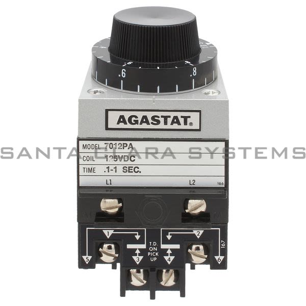 Agastat 7012PA Timing Relay Electropneumatic DPDT | Tyco Product Image