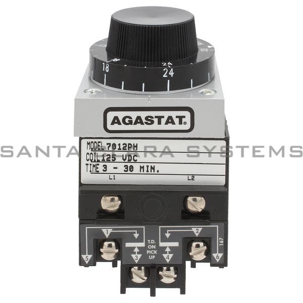 Agastat 7012PH Time Delay Relay DPDT 3 Min | 7012-PH Product Image