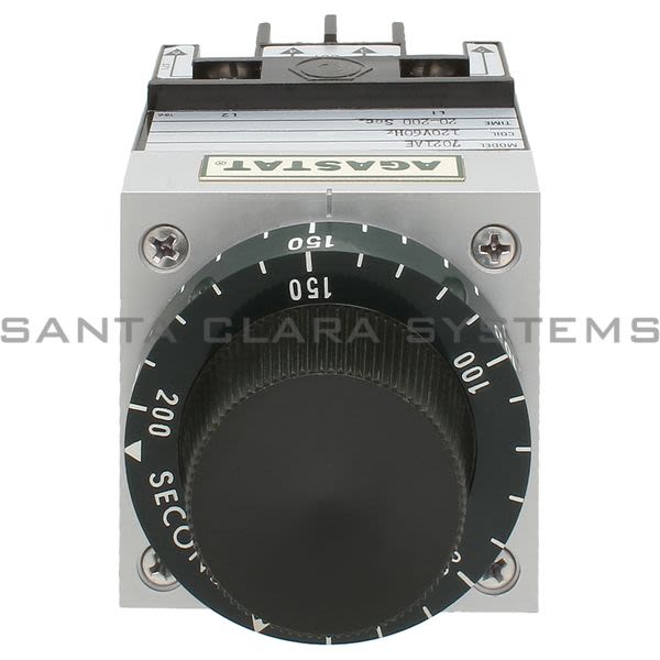 Agastat 7021AE Time Delay Relay SPDT 20-200 Sec | Tyco Product Image