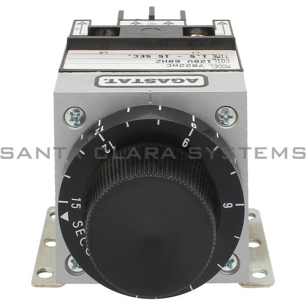 Agastat 7022AC Time Delay Relay DPDT 15-Sec | Tyco Product Image