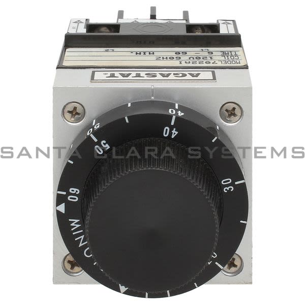 Agastat 7022AI Relay Time Delay 2-PDT 120-0VAC 6-60MIN | Tyco Product Image