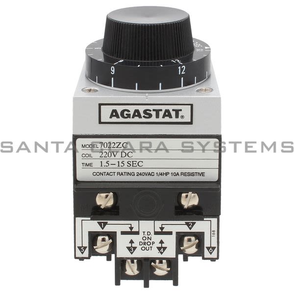 Agastat 7022ZC Timing Relay | 1-755142-3 Product Image