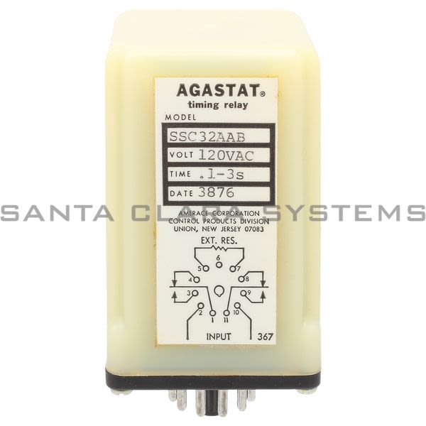 Agastat SSC32AAB Timing Relay .1-3S 120VAC Product Image