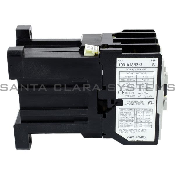 Allen Bradley 100-A18NZ243 Contactor Product Image