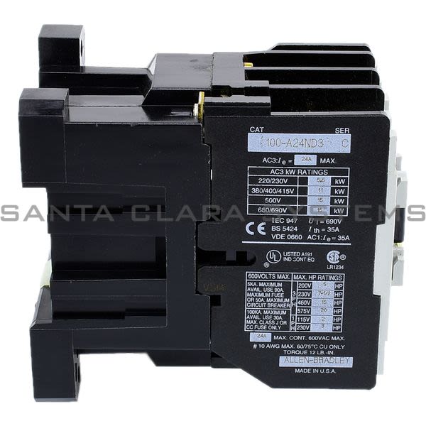 Allen Bradley 100-A24ND3  Contactor Product Image