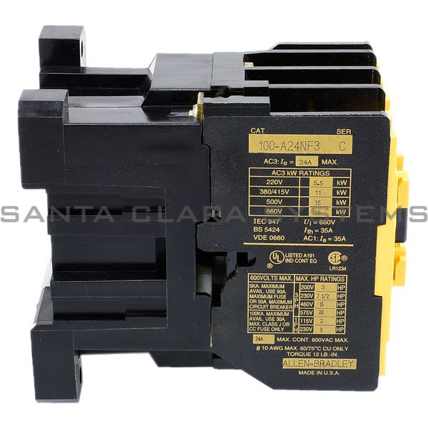 Allen Bradley 100-A24NF3  Contactor Product Image