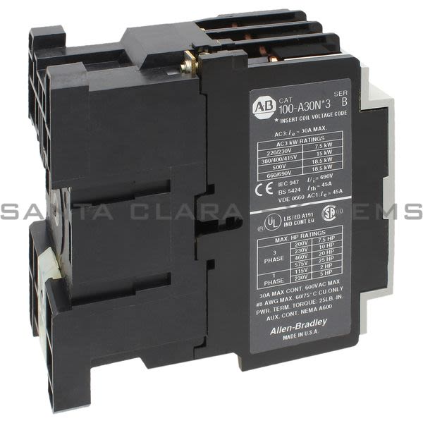 Allen Bradley 100-A30NB3 Contactor Product Image