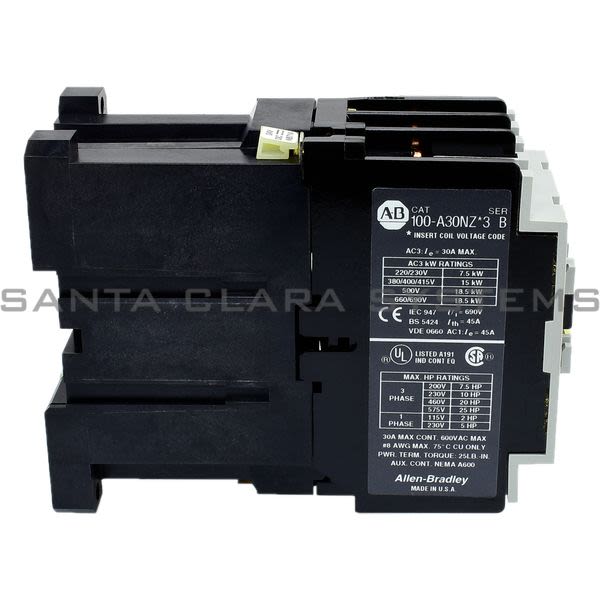 Allen Bradley 100-A30NZ243 Contactor Product Image