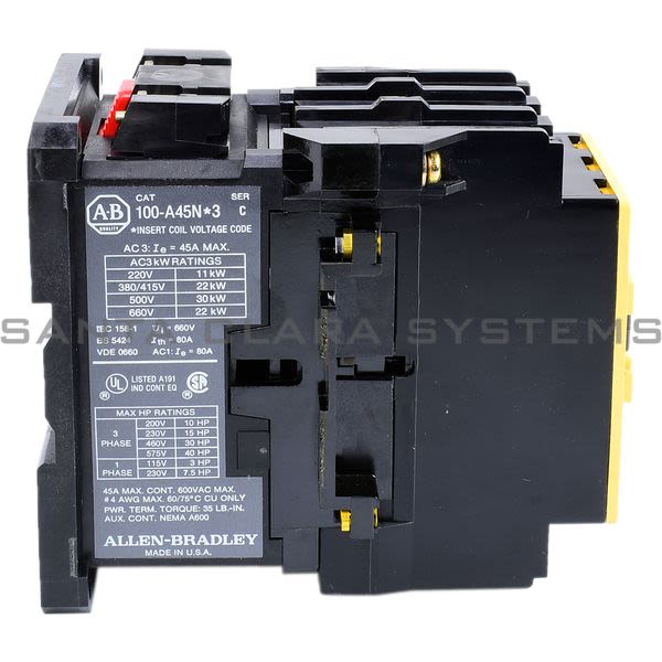 Allen Bradley 100-A45ND3 Contactor Product Image