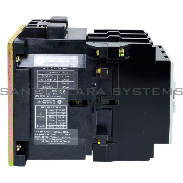 Allen Bradley 100-A45NZ243 Contactor Product Image