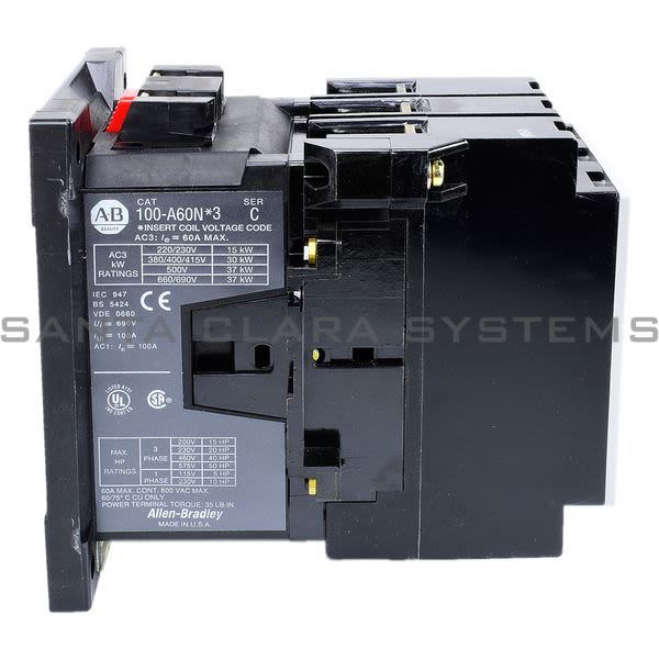 Allen Bradley 100-A60NA3 Contactor Product Image