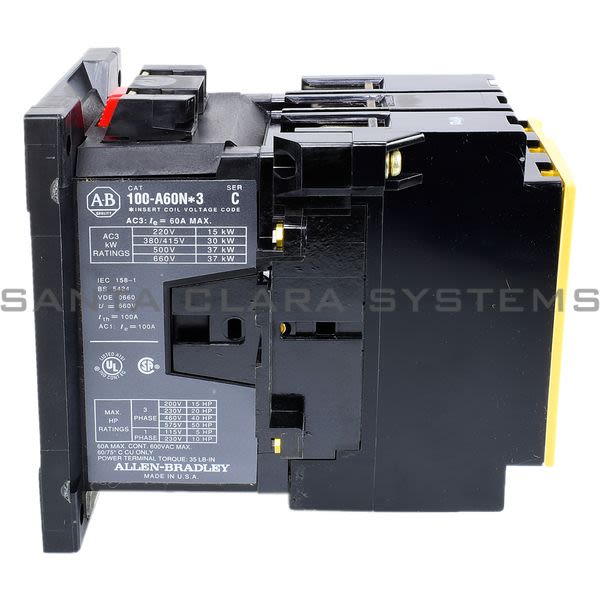 Allen Bradley 100-A60NKD3 Contactor Product Image