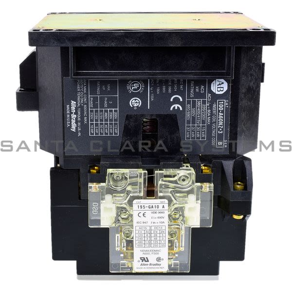 Allen Bradley 100-A60NZ123 Contactor Product Image
