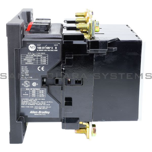 Allen Bradley 100-B110NC3 Contactor Product Image
