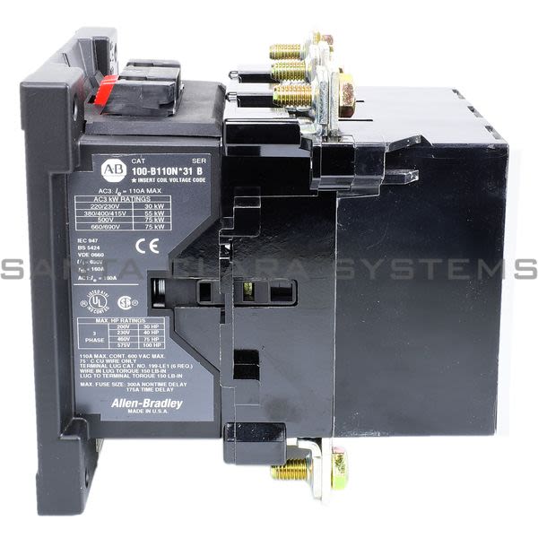 Allen Bradley 100-B110ND31  Contactor Product Image