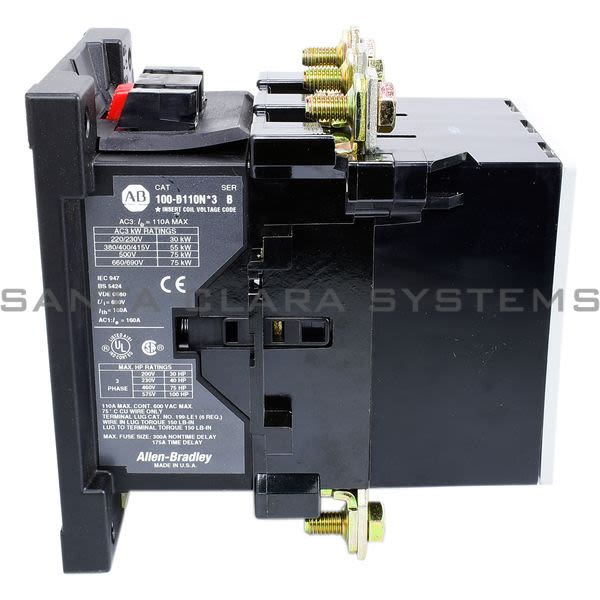 Allen Bradley 100-B110NKD3  Contactor Product Image