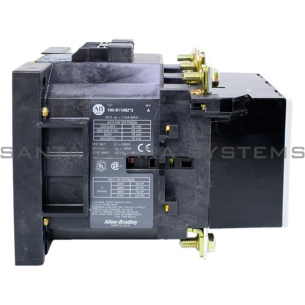 Allen Bradley 100-B110NZ123  Contactor Product Image