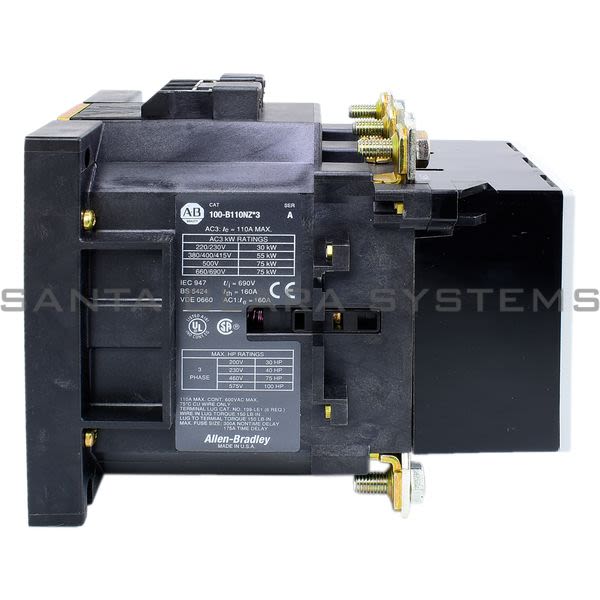 Allen Bradley 100-B110NZ243 Contactor Product Image