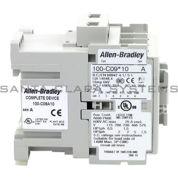 Allen Bradley 100-C09A10  Contactor Product Image