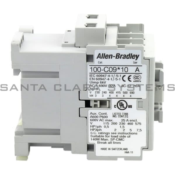 Allen Bradley 100-C09B10  Contactor Product Image