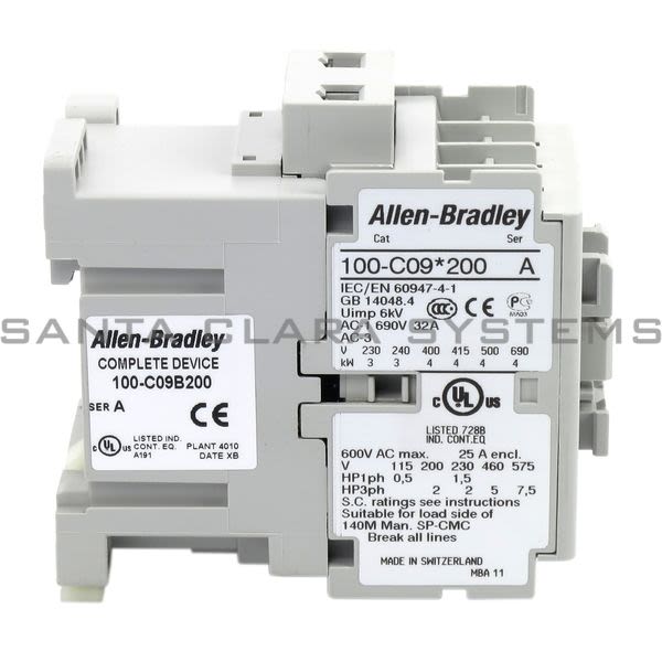 Allen Bradley 100-C09B200 Contactor Product Image