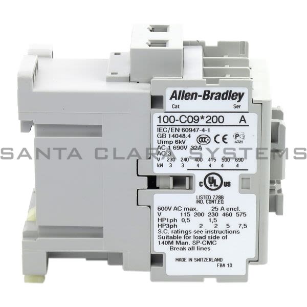 Allen Bradley 100-C09D200  Contactor Product Image