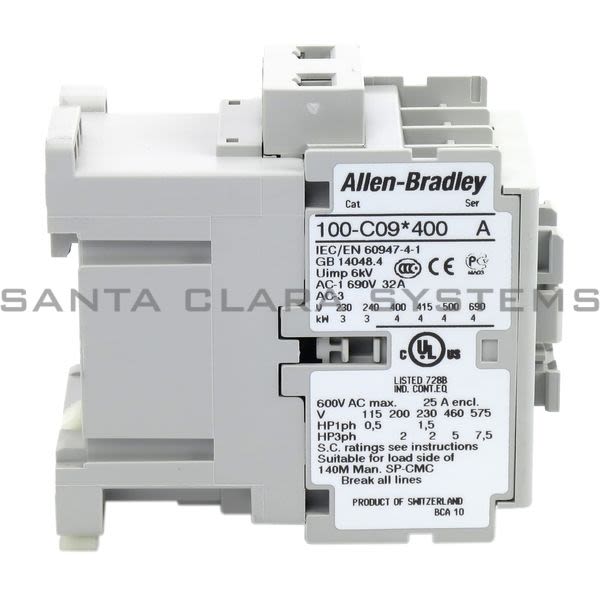 Allen Bradley 100-C09D400  Contactor Product Image